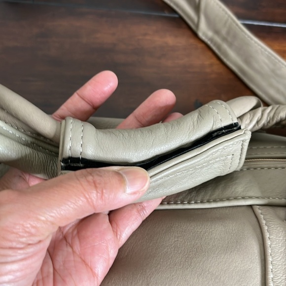 Talon Dual Zipper Soft Leather Duffle Bag Luggage Overnight  Gym Vintage - Picture 4 of 14